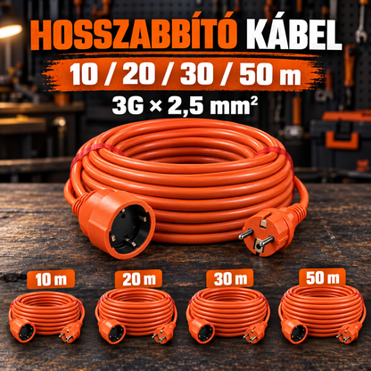 HOSSZABBÍTÓ KÁBEL 3G × 2,5 mm²