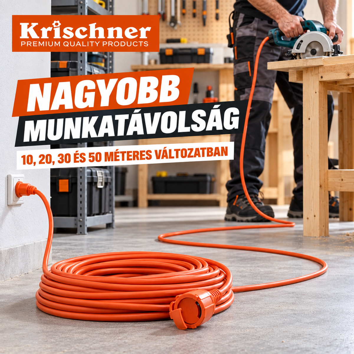 HOSSZABBÍTÓ KÁBEL 3G × 2,5 mm²