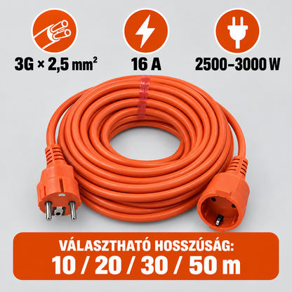 HOSSZABBÍTÓ KÁBEL 3G × 2,5 mm²