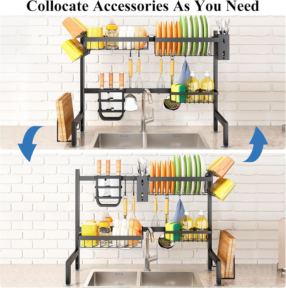KITCHEN RACK – MOSOGATÓ FÖLÉ SZERELHETŐ KONYHAI ÁLLVÁNY