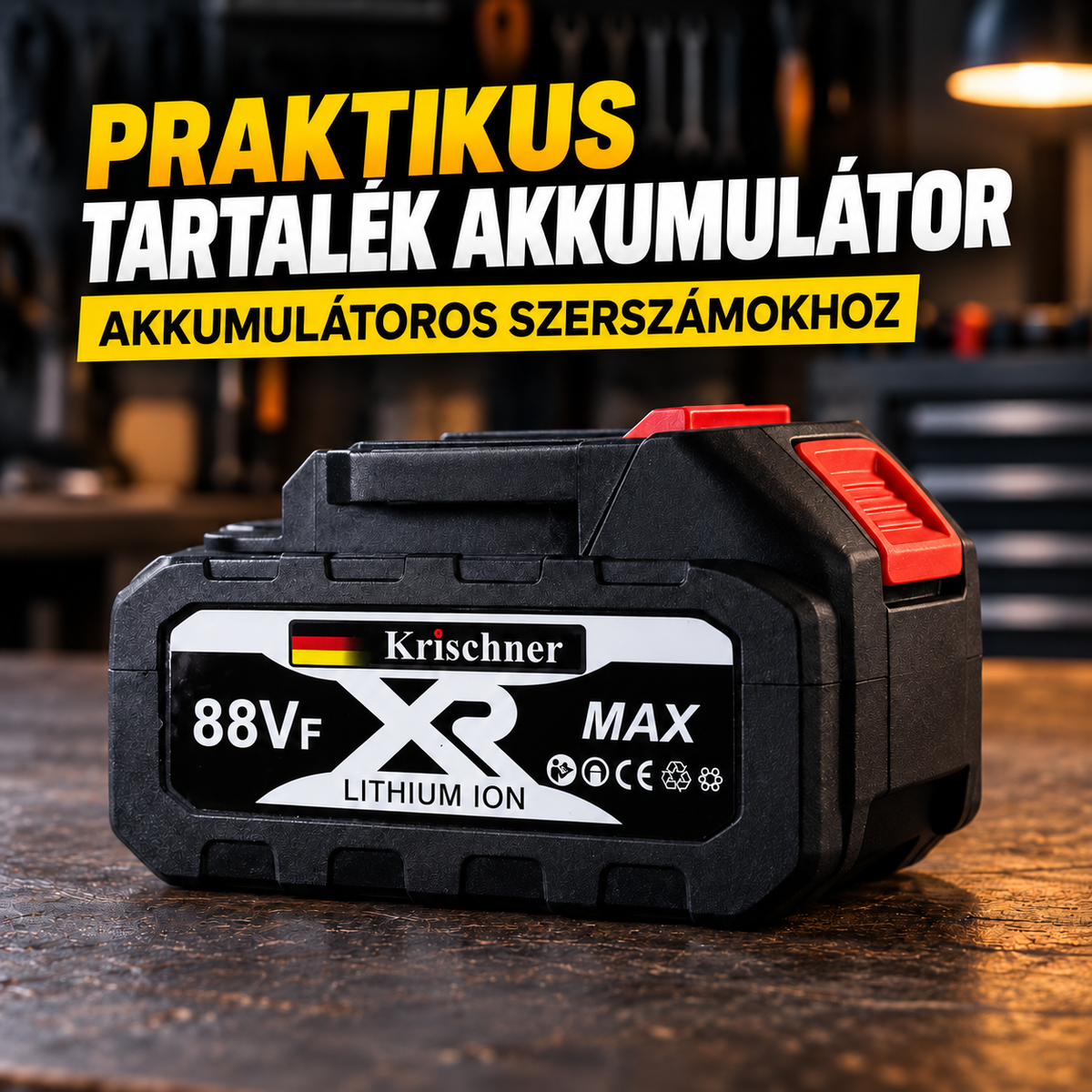 KRISCHNER XR MAX 88VF AKKUMULÁTOR