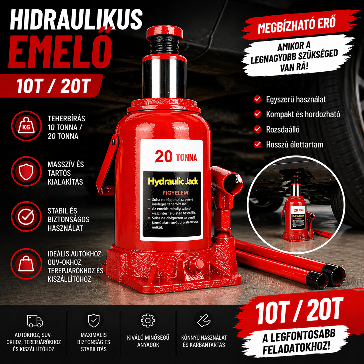 HIDRAULIKUS EMELŐ