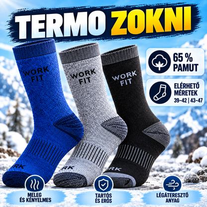 WORK FIT TERMO ZOKNI – 12 DARAB CSAK