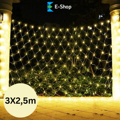 LED HÁLÓZATI LÁMPÁK 3x2m