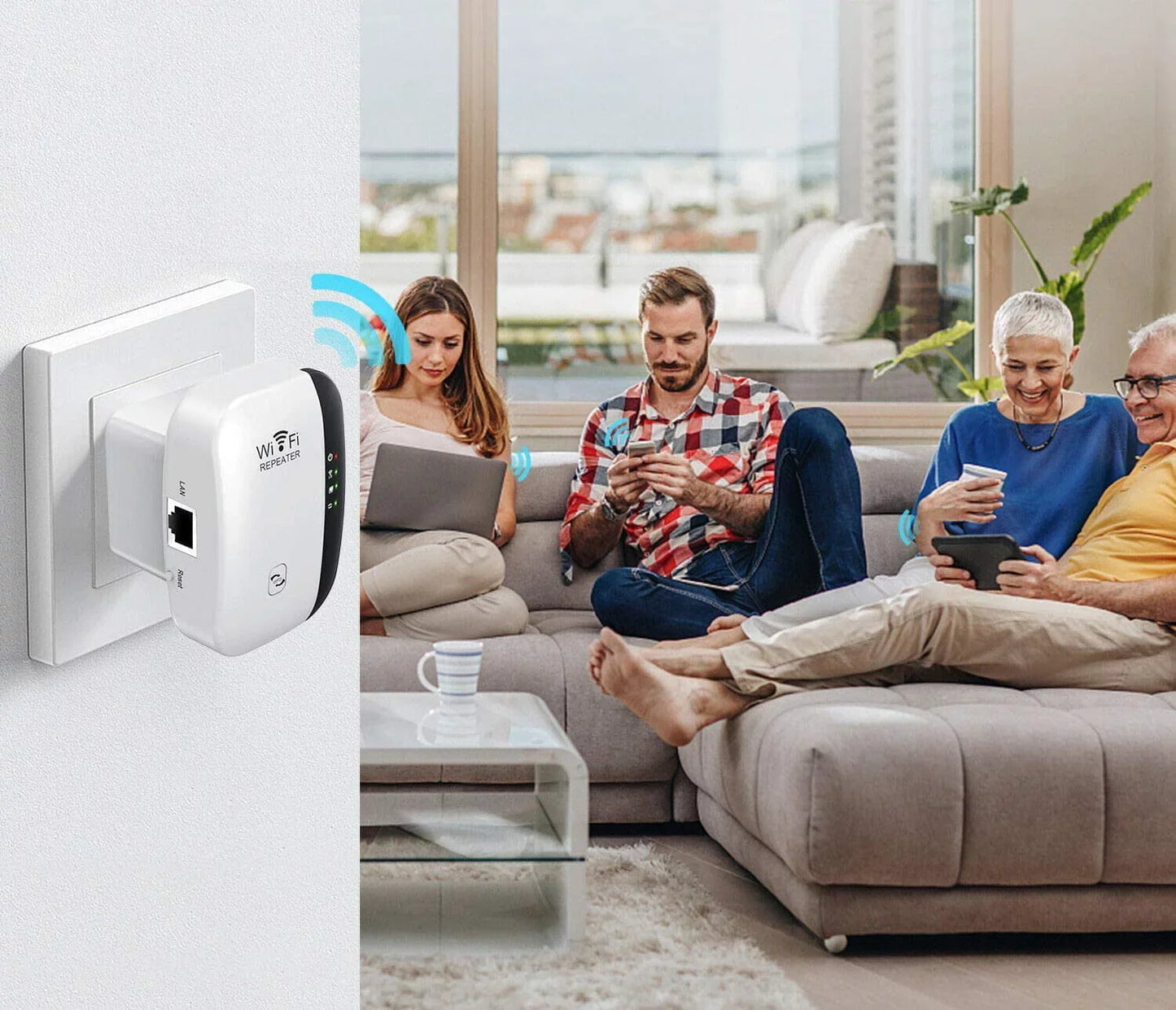 WiFi JELERŐSÍTŐ – 300 Mbps