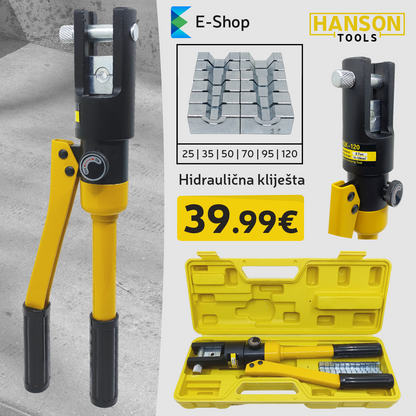 HANSON HIDRAULIKUS FOGÓ 10-120mm2 8T