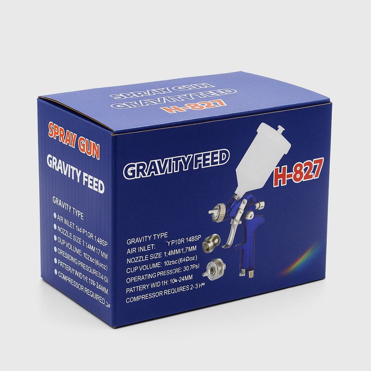 FESTÉKSPRAY PIJSZTOLY 3 FÚVÓKÁVAL