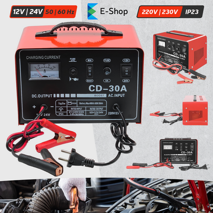 AKKUMULÁTOR TÖLTŐ- 30A