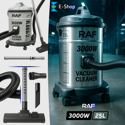 SZÁRAZ-NEDVES IPARI PORSZÍVÓ RAF 25L