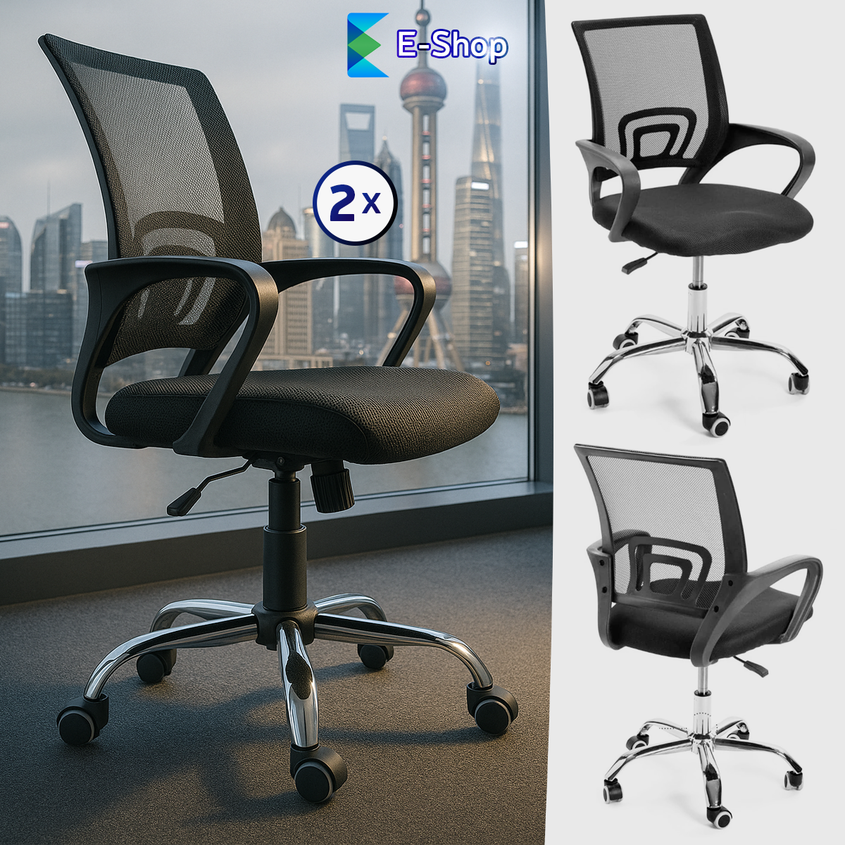 IRODAI SZÉK "OFFICE"-2 DARAB