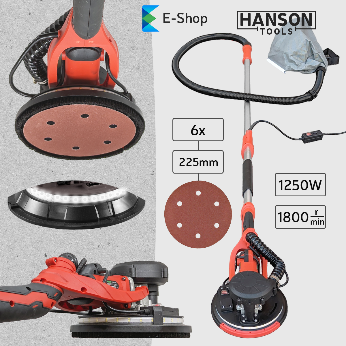 HANSON TELESZKÓPOS FAL-POLOSÍTÓ