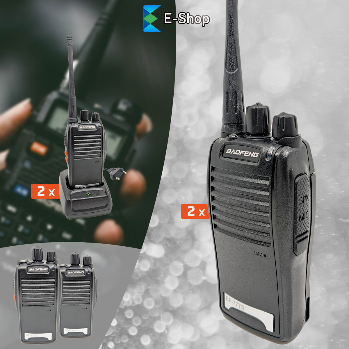 BF-777S BAOFENG WALKIE TALKIE SZETT